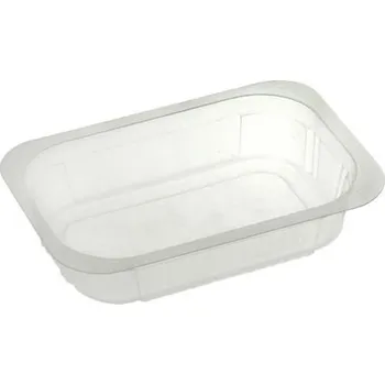 Jednorázové nádobí Zatavovací miska 250ml 137x95x30 1-dílna transparentní 1500ks/karton