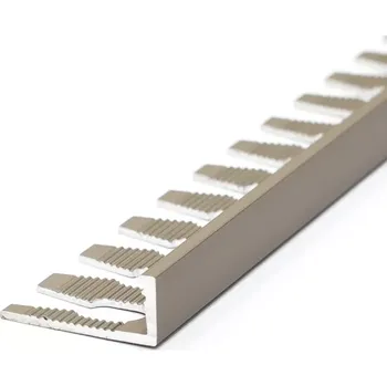 Stavební profil Lišta Havos Flexi tvarovací L 12,5 /2,5m hliník elox champagne (AL flexi "L" 12,5mm / 2,5m elox champ. )