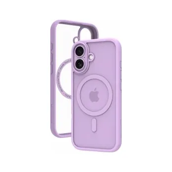 Pouzdro na mobilní telefon dbramante1928 Grenen - Zadní kryt pro mobilní telefon - kompatibilita s MagSafe - plast - purpurová, průhledná - pro Apple iPhone 17