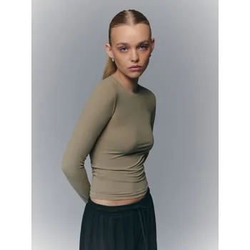 Oblečení a móda Tričko s&nbsp;dlouhými rukávy - L - House - hnědozelená - 865IW-78X