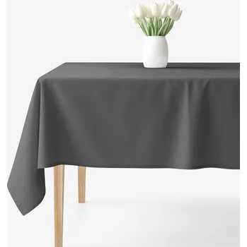 ubrus Hranatý ubrus 100% bavlněné plátno - tmavě šedý 80 x 80 cm