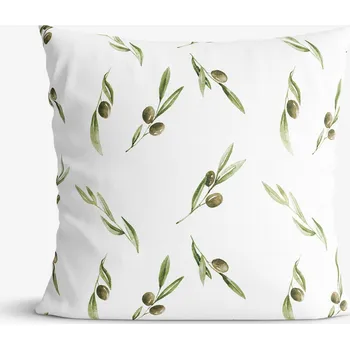 Povlak na polštářek Dekorační povlak na polštář - Olivy 40 x 40 cm