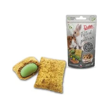 Krmivo pro hlodavce Dafiko Plněné polštářky pro hlodavce bylinky 40g