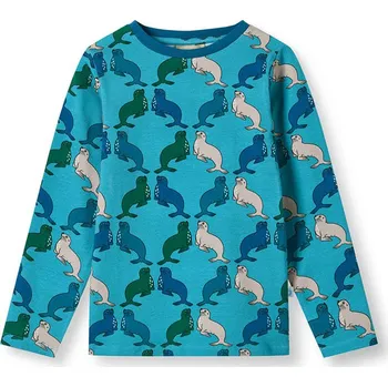 Tričko Småfolk Blau 1755783 104