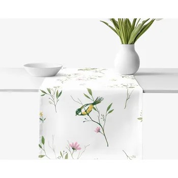 ubrus Běhoun na stůl 100% bavlněné plátno - Život v přírodě 20x120 cm