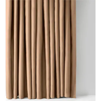 Závěs Zatemňovací závěs Blackout se saténovým leskem - zlatavě béžový 270x240 cm