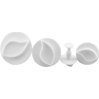 Vykrajovátko Set 3 pístových vykrajovátek tvar list