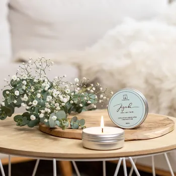 Svíčka Tvoje Svíčka Poketka JIZERKA - cedr, máta, šalvěj 55g