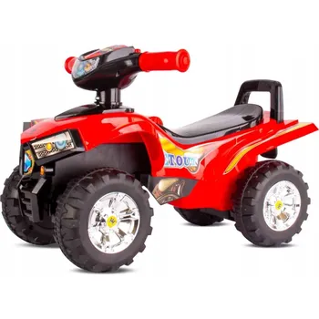 Dětské vozidlo Vozítko Odrážedlo Čtyřkolka Quad pro děti od 1 roku, červená