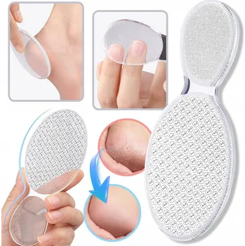 Péče o nohy NANO SKLENĚNÝ PILNÍK NA NOHY ŠKRABKA NA PATY SKLO HYPOALERGENNÍ + POUZDRO