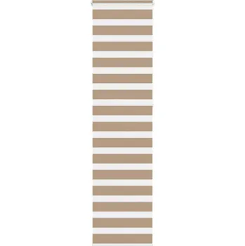 Stavební výplň vidaXL Zebra roleta 60x230 cm šířka látky 55,9 cm polyester [4014175] Barva: sand brown