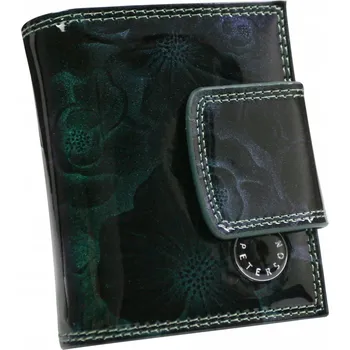 Peněženka Peterson dámská peněženka z přírodní kůže zelená PTN PS329-FDS GREEN - pro ženy