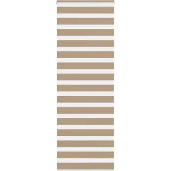 Stavební výplň vidaXL Zebra roleta 70x230 cm šířka látky 65,9 cm polyester [4014801] Barva: sand brown