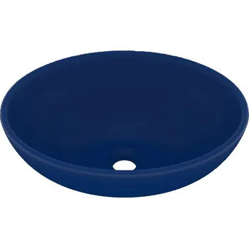 Umyvadlo Umyvadlo na desku oválné VidaXL MATNÉ modré