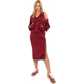 Rue Paris dámská souprava červená univerzální velikost