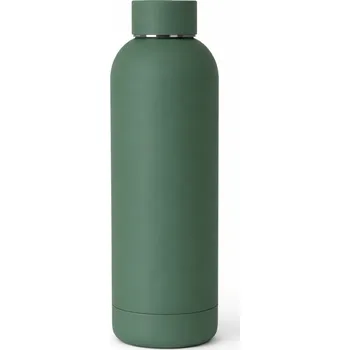 Termoska Termoláhev ocel 500 ml pro teplé i studené nápoje, tmavá zeleň