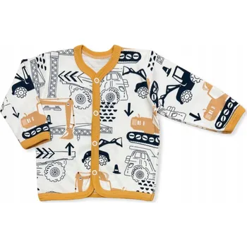 CHLAPECKÝ KAFTAN, KAFÍTEK 104, ROZEPÍNACÍ TRIČKO S DLOUHÝM RUKÁVEM - AUTÍČKA