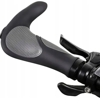 grip GRIPY NA ŘÍDÍTKA KOLA S ROHY HLINÍKOVÉ PROTISKLUZOVÉ RUKOJETI NA KOLO 2V1