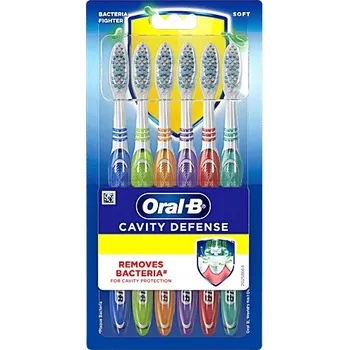Zubní kartáček Oral-B Bacteria Fighter Cavity Defense - Zubní kartáček - 6 Ks