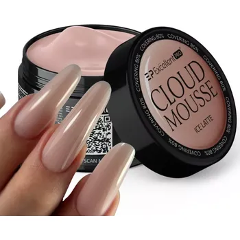 Lak na nehty STAVEBNÍ GEL Cloud Mousse Ice Latte 15g