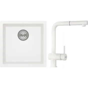 Kuchyňský dřez Set Schock S13-2 (dřez Kaia N-100 Polaris + baterie Epos.120 Polaris)