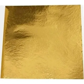 Příslušenství k vrtačce Jedlé zlato v plátcích imitace 80 x 80 mm / 15 ks MODECOR