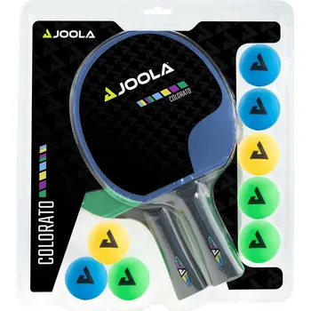 Raketový sport Sada na stolní tenis ping pong JOOLA Colorato 2 rakety 8 míčků