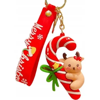 Přívěsek Na Klíče vánoční plastový Ecarla