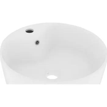 Umyvadlo Umyvadlo na desku kulaté VidaXL 147031 36 cm bílé