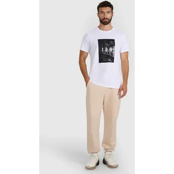 4F pánské tepláky 4FWAW25TTROM1272-83S béžové, velikost L