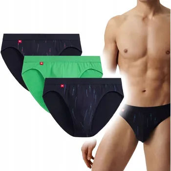 Slipy 3-BALENÍ Pánské sportovní slipy slipy Atlantic XXL