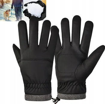 Cyklistické rukavice Cyklistické rukavice voděodolné zimní pánské dámské na běhání