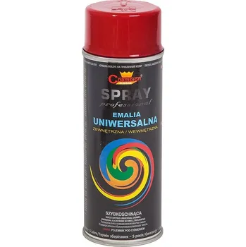 Barva ve spreji Smalt ve spreji Champion Color univerzální červený ohnivý 0,400 l lesk