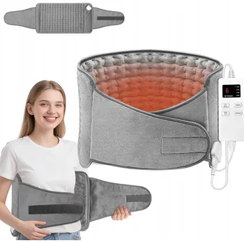 Polštář Polštář Cosy na břicho a záda, hřejivý pás s ČASOVAČEM, šedý