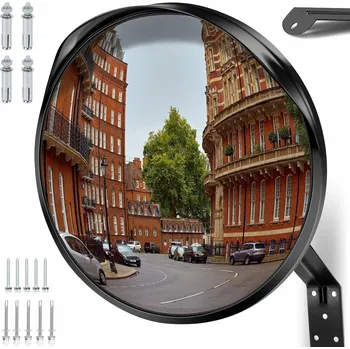 Zrcadlo ZRCADLO ŠIROKOÚHLÉ PANORAMATICKÉ ZRCADLO NASTAVITELNÉ DO PŘEDSÍNĚ