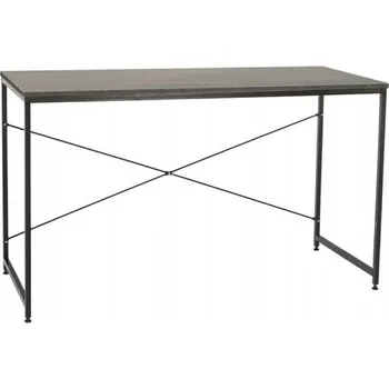 Psací stůl Obdélníkový psací stůl Kondela 120 x 60 x 74,5 cm, beton/černá