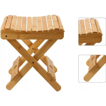 Stolička Skládací stolička Bambus Masáž Holení Obchod