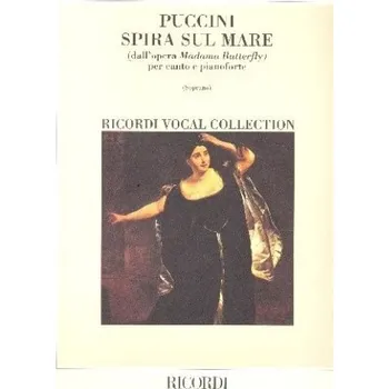 Giacomo Puccini: Spira Sul Mare (noty na klavír, zpěv)