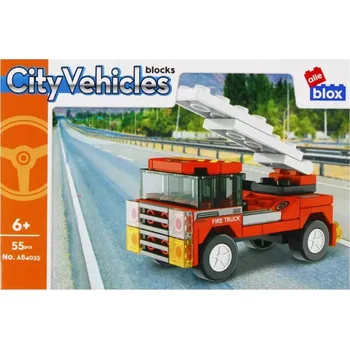 ostatní stavebnice Stavební Stavebnice 55 dílků Hasičský vůz City alleBLOX