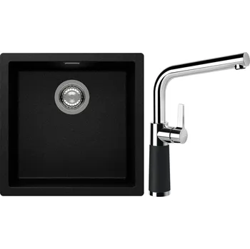 Kuchyňský dřez Set Schock S13-10 (dřez Kaia N-100 Magma + baterie SC-540 Magma)