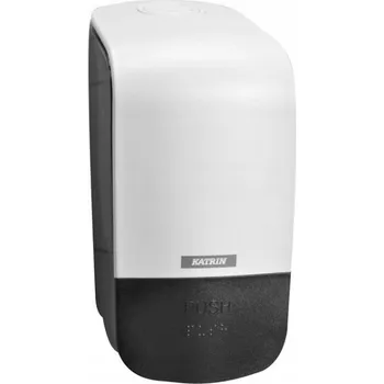 Dávkovač mýdla Ruční nástěnný dávkovač mýdla Katrin 500 ml, bílý/šedý