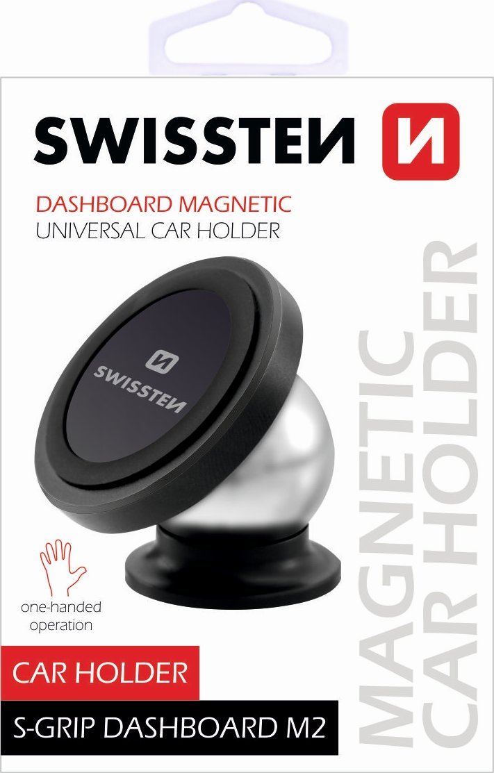 Otočný magnetický držák mobilu SWISSTEN S-GRIP M2, 45108