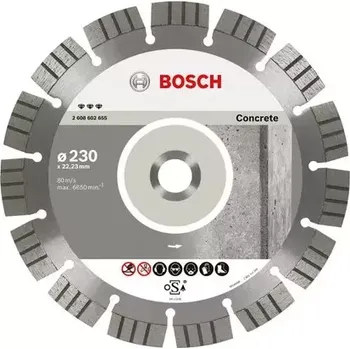 Řezný kotouč Diamantový kotouč na beton Bosch, Best for Concrete 115 x 22,2 x 2,2 x 12mm