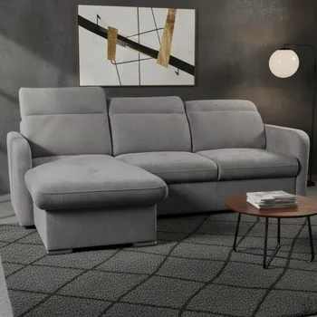 Sedací souprava EMPIRIO rohová sedací souprava, univerzální, šedá