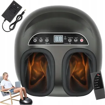 Masážní přístroj Masážní Přístroj na nohy shiatsu s kompresí vzduchu a funkcí vyhřívání Mountrax