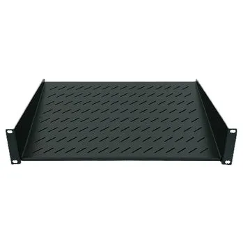 Racková skříň Intellinet police do racku 19", Fixed Shelf, 1U, 150mm depth, Front mounting, max load 25kg, Black