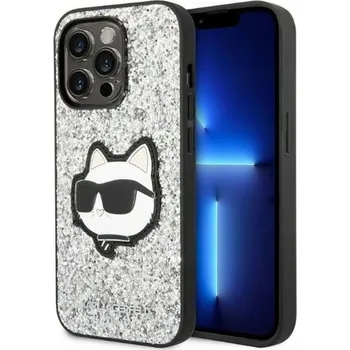 Pouzdro na mobilní telefon Karl Lagerfeld Zadní Kryt pro Apple iPhone 14 Pro Max Silver
