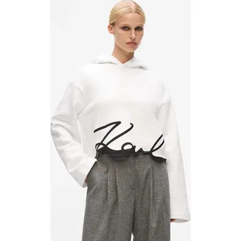 Dámská mikina Mikina Karl Lagerfeld A4W20039 bílá 00X, vel. M