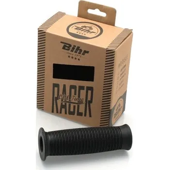 Nářadí na motocykly BIHR Vintage Hattori Gripy bez vafle - černé CJS991091B