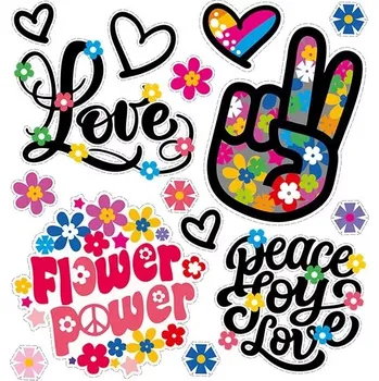 Textilní nažehlovací páska Nažehlovací nálepka Síla Květin malý arch